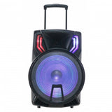 NAXA Electronics 15 Inch Portable Party Speaker in Black