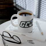 White Jumbo Joe Mug, 20oz with GC JOE HERO logo