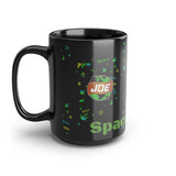 Black GC Joe Space Cadet V2 Epaulet Coffee or Tea Mug, 15oz Delta 8 Version