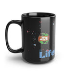 Black GC Joe Lifestyles Epaulet Coffee or Tea Mug, 15oz Standard