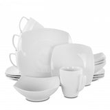 Zen Buffetware 16 piece Square Dinnerware Set