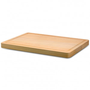 Gibson Home Fernwood 17 Inch Rectangular Birch Wood Cutting Board