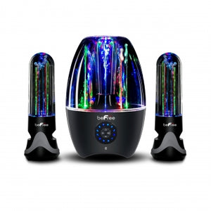 beFree Sound 2.1 Channel Bluetooth Multimedia LED Dancing Water Sound System