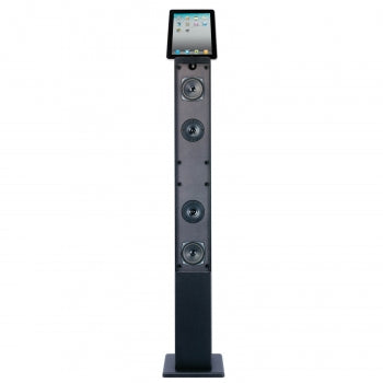 Craig CHT917 2.1 Channel Tower Speaker System with Digital FM Radio, Black