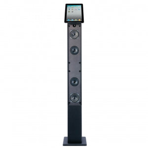 Craig CHT917 2.1 Channel Tower Speaker System with Digital FM Radio, Black