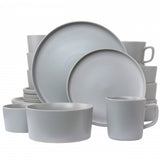 Elama Luxmatte Light Grey 20 Piece Dinnerware Set