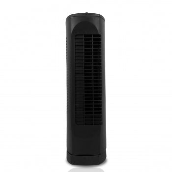 Optimus 17 in. Desktop Ultra Slim Oscillating Tower Fan-Black