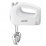 Brentwood 5-Speed Hand Mixer in White