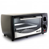 Better Chef 9 Liter Toaster Oven Broiler- Black With Stainless Steel Front