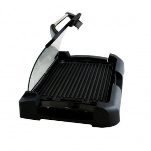 Megachef Reversible Indoor Grill and Griddle with Removable Glass Lid