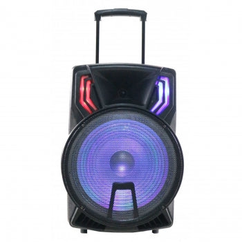 NAXA Electronics 15 Inch Portable Party Speaker in Black