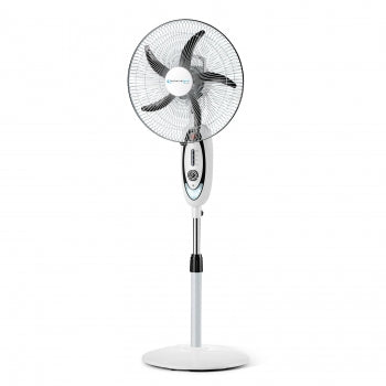 Tech Pro16 Inch Rechargeable Freestanding Fan with LED Night light and Powerbank