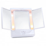 Conair Reflections Two Sided Incandescent Lighted Makeup Mirror in White