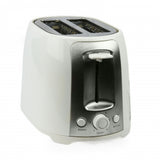 Brentwood 2 Slice Cool Touch Toaster in White and Stainless Steel