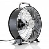 Vie Air 12 Inch High Velocity Dual Speed Retro Metal Drum Fan