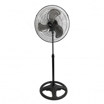 Vie Air 18" Industrial Heavy Duty Pedestal Oscillating Metal Stand Fan