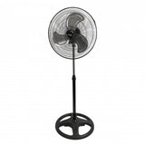 Vie Air 18" Industrial Heavy Duty Pedestal Oscillating Metal Stand Fan